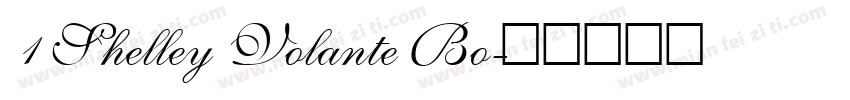 1 Shelley Volante Bo字体转换